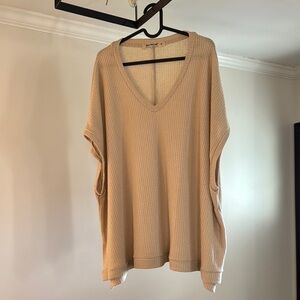 Three Bird Nest Beige Knit Top